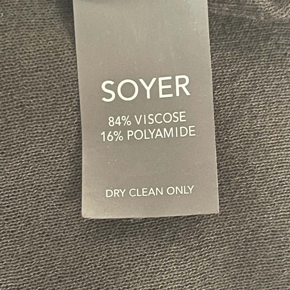 Soyer Black Viscose Blend Lace Trim Hem Camisole Tank Top
