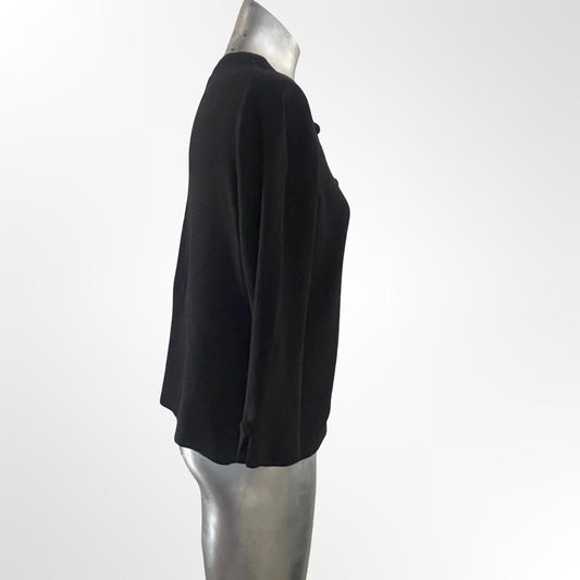 A very elegant Grace Elements Black Knit Sweater in size L