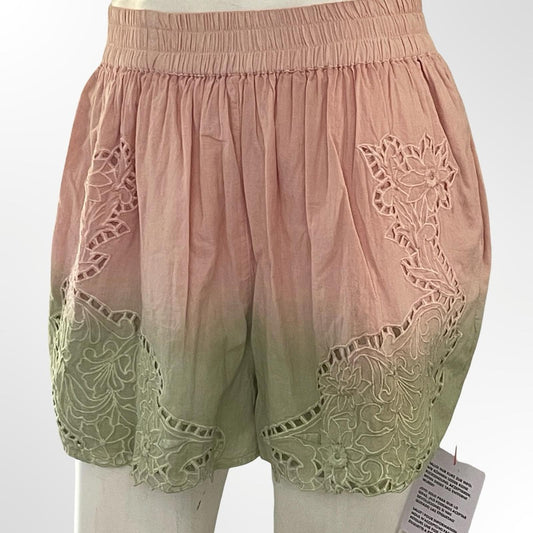 ASOS High Waist Pink and Green Shorts in size 4 NWT