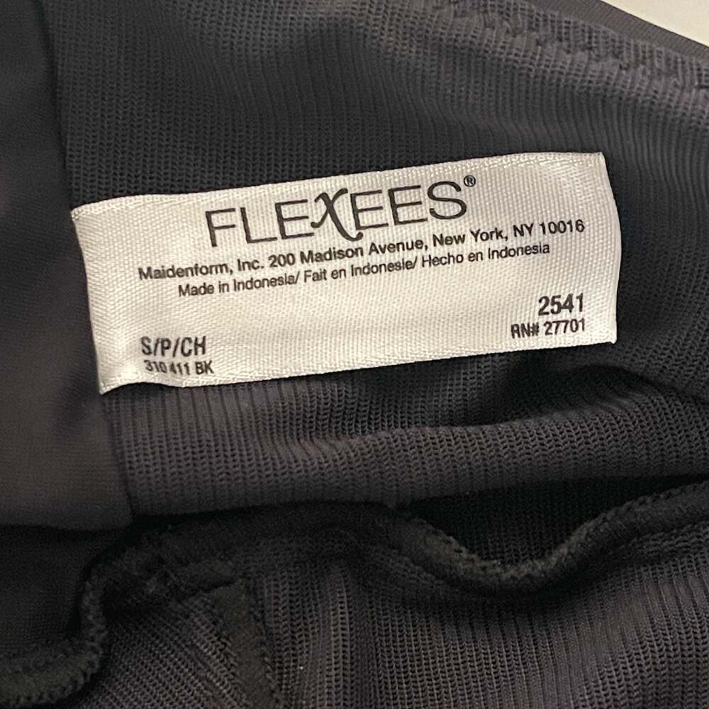Flexees Maidenform Black Shaping Slip Dress Camisole Style