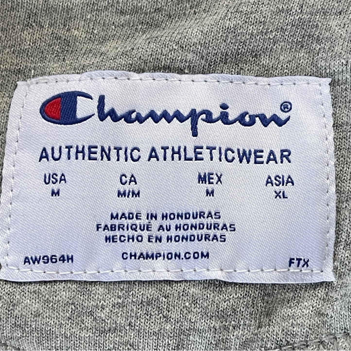 Champion Gray Athletic Hoodie NWT size M