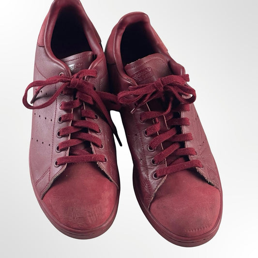Adidas Stan Smith Men's Deep Red Sneakers in size 9.5