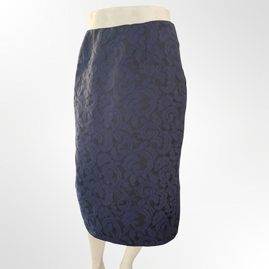 Cold water Creek Navy Blue Women's Skirt in size 6