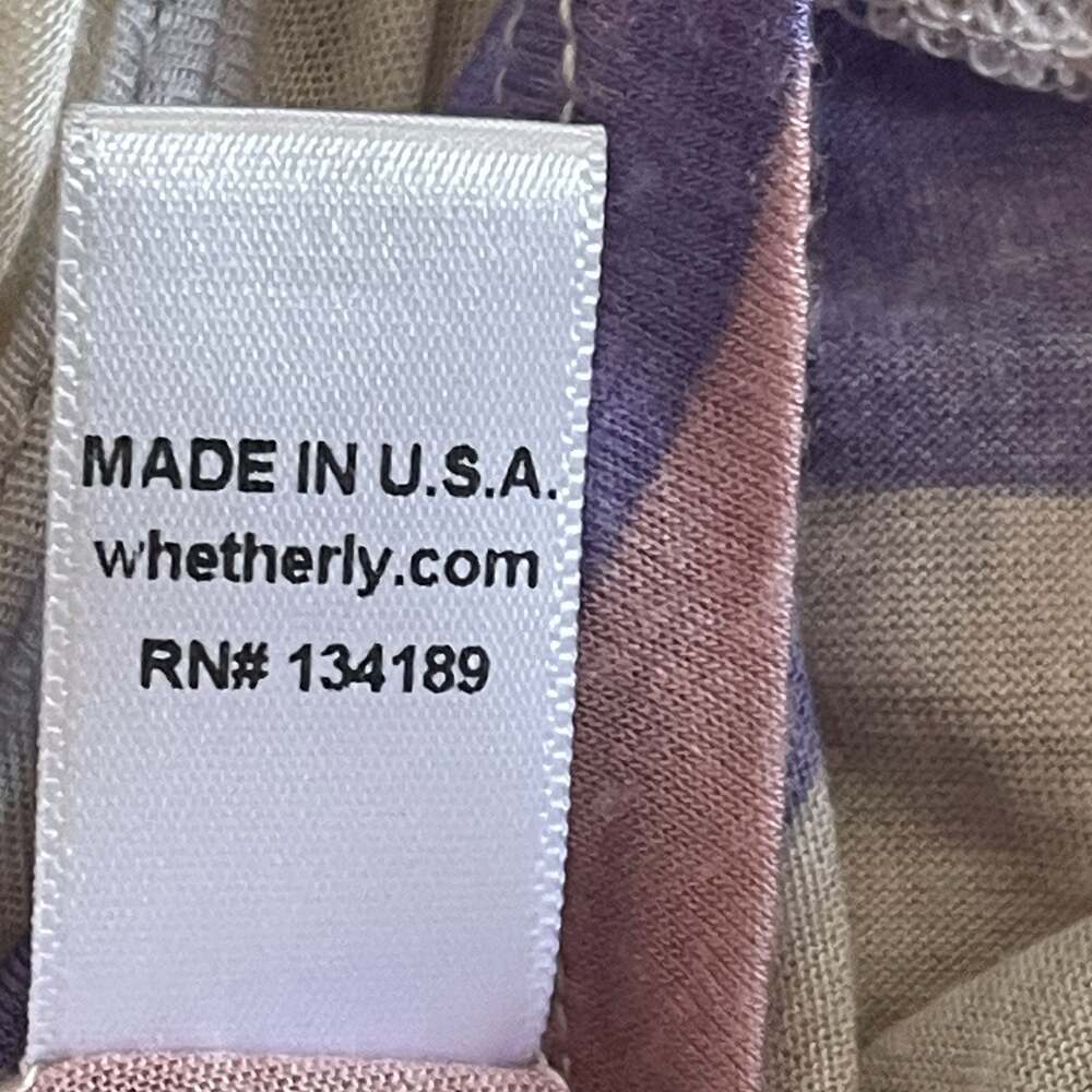 Whetherly Women's Striped Sleeveless Asymmetrical Draped Tank Top