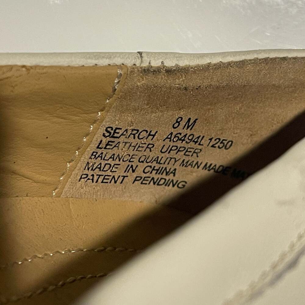 Naturalizer N5 Comfort Cream Leather Moccasin Loafers