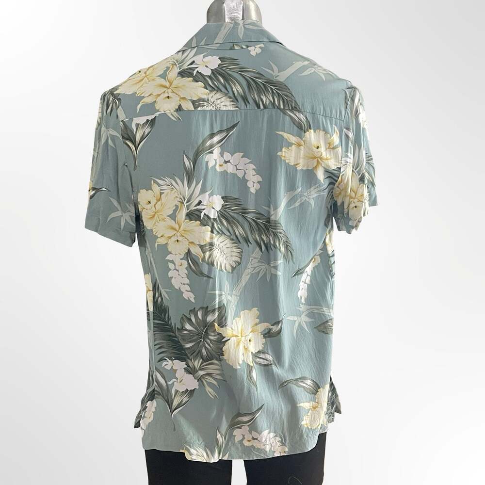 Bamboo Ginger Print Aloha Shirt Made in size XL