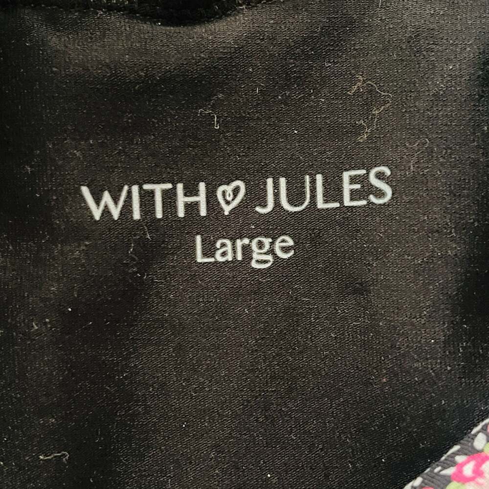 With Jules Women's Floral Print Tiered Mini Skirt