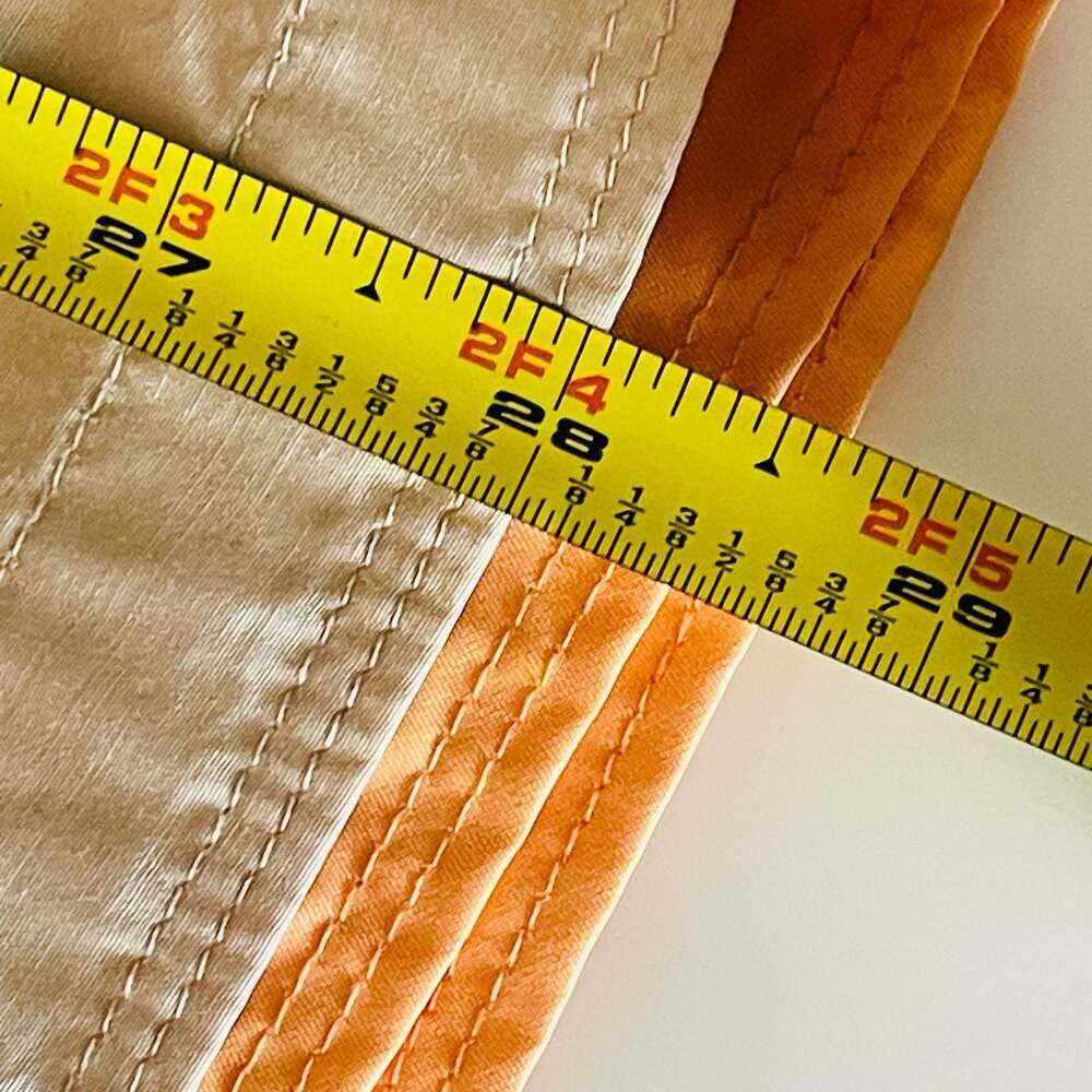 Reversible Hooded Rain Jacket, Beige and Orange