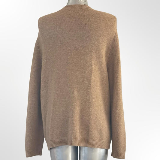 Wilfred Brown Button-Up Cardigan in Medium