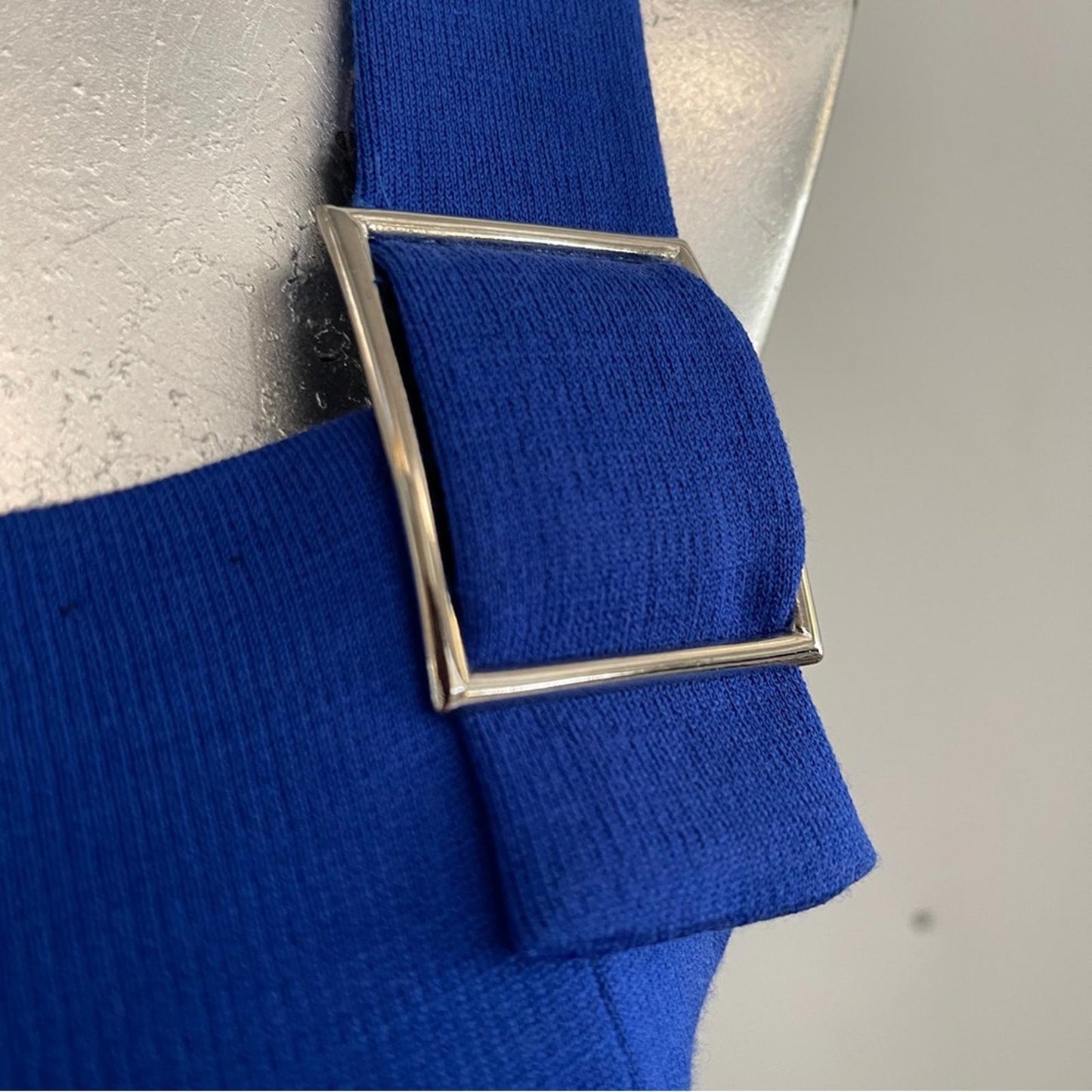 Blue Sleeveless Mini Dress in size M