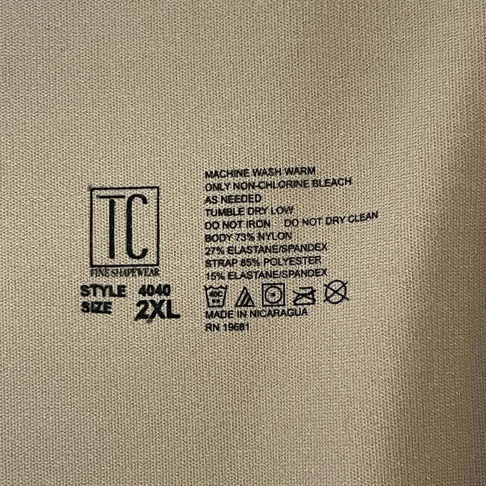 TC Even More Full Slip Torsette Shapewear, Nude, Size 2XL, Style 4040