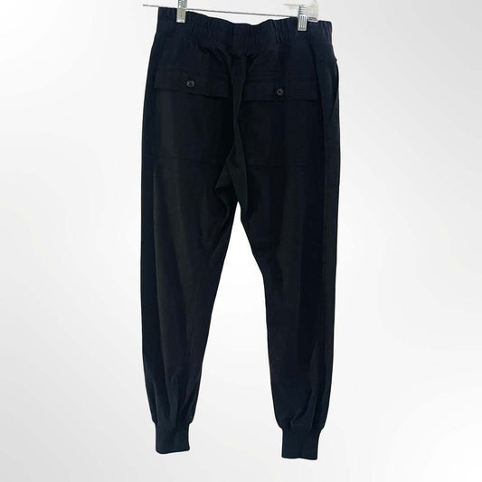 Standard James Perse Mixed Media Jogger Pants in Black
