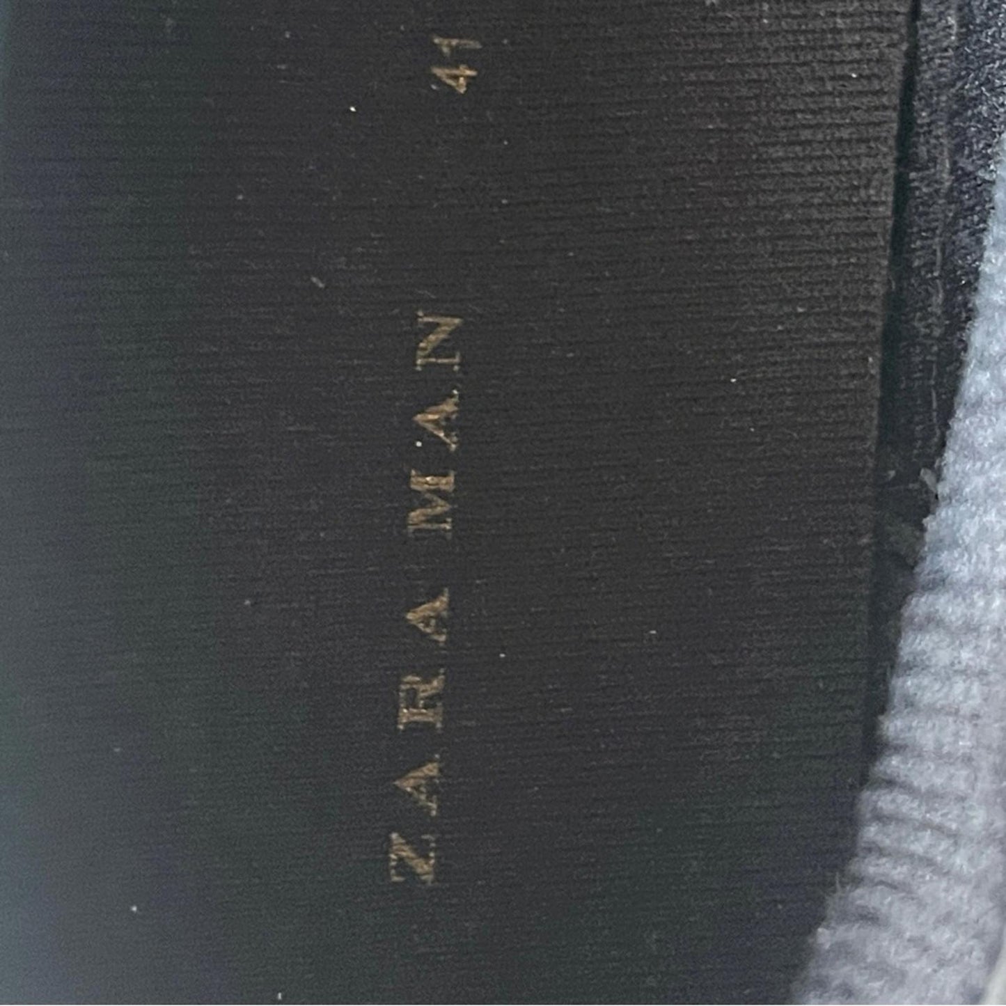 Zara Men Navy Knit Lace-Up Casual Sneakers