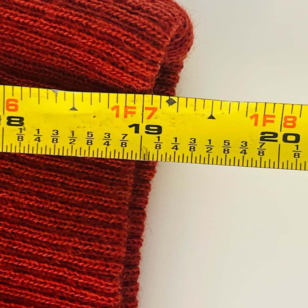 Napapijri Geographic Red Wool Knit Button Up Cardigan Sweater