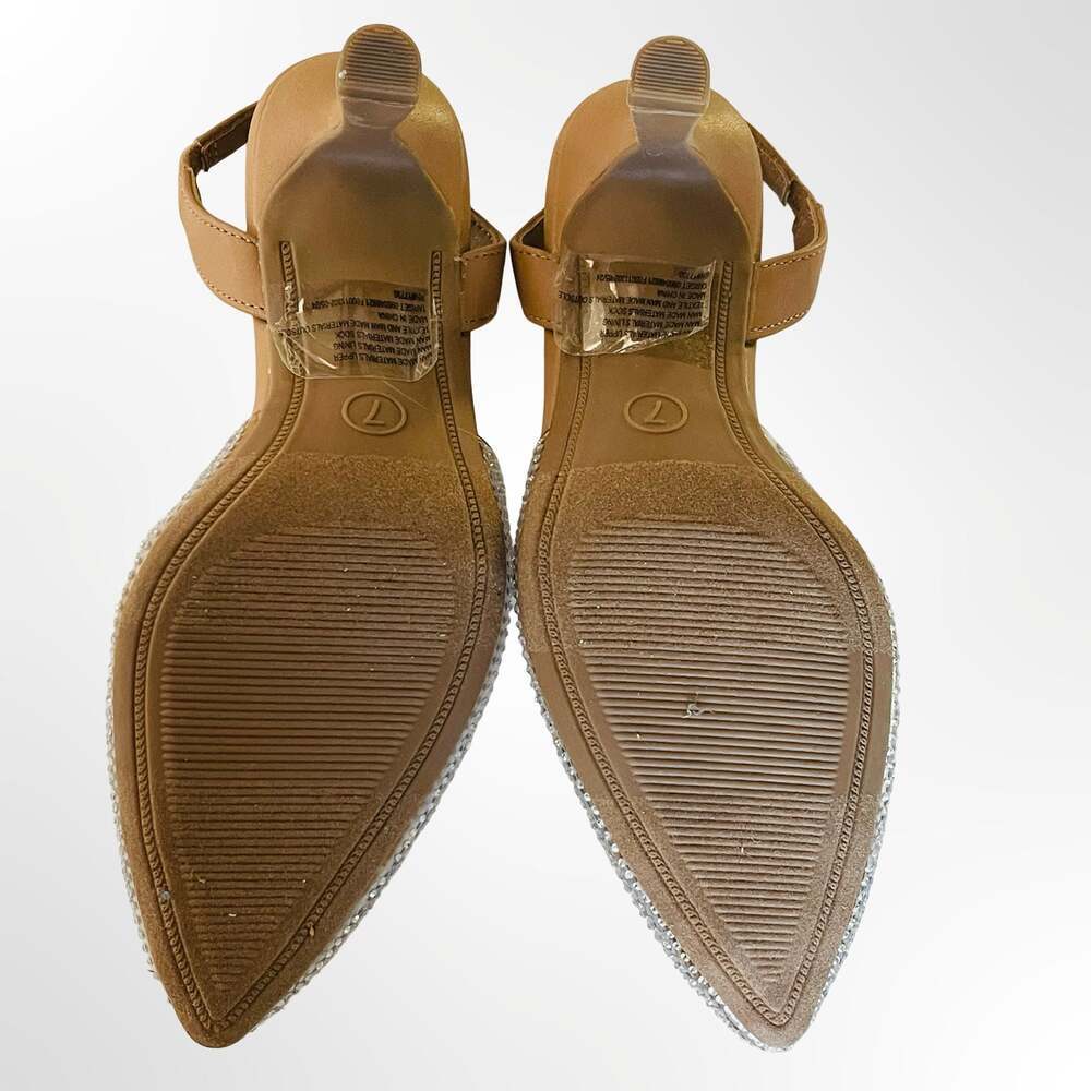 A New Day Women's Embellished Slingback Kitten Heel Pumps