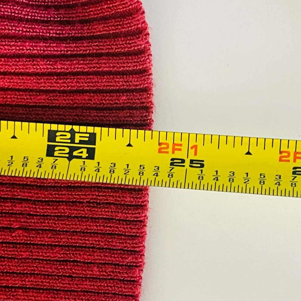 Grace Elements Red Button Down Cardigan Sweater Size XL Rayon Nylon