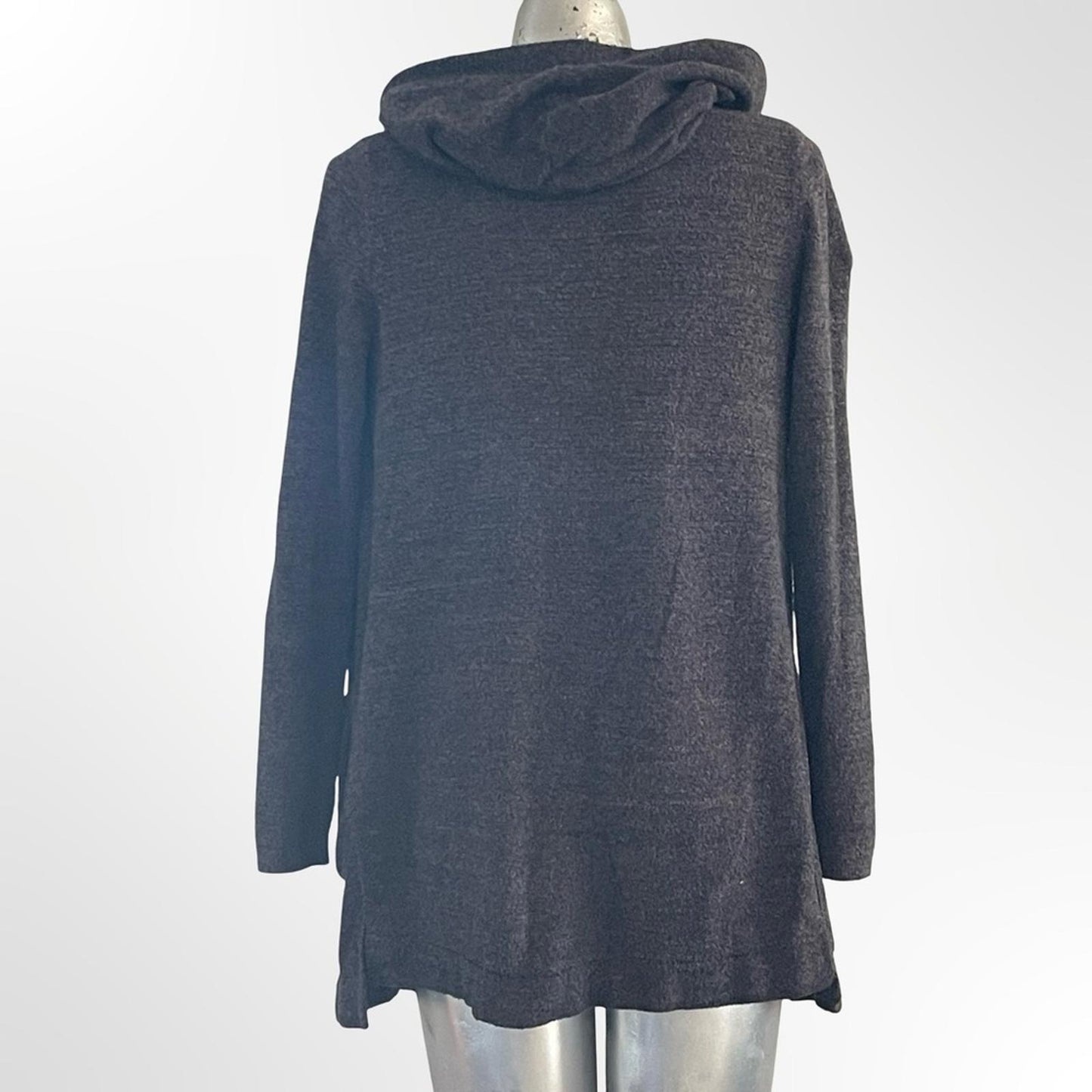 Barefoot Dreams Black Hooded Cardigan with in XS