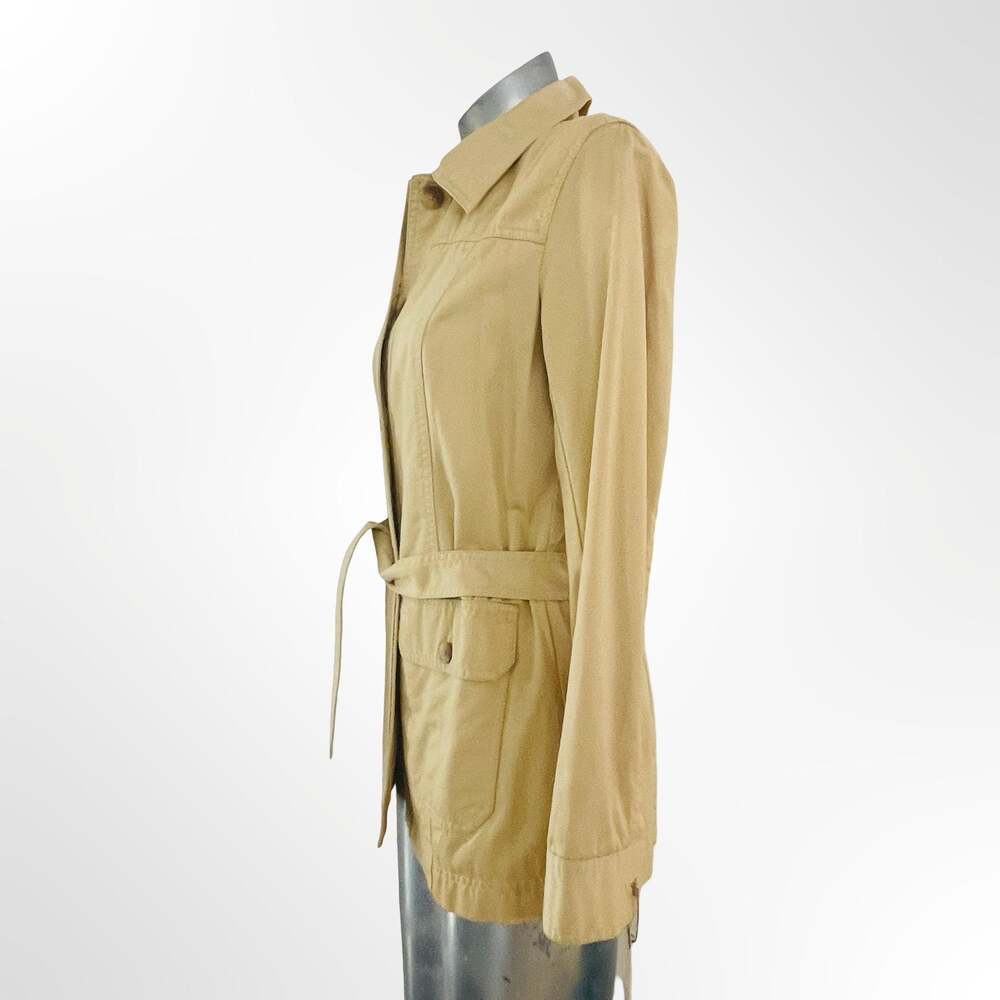 Mexx Women Belted Utility Safari Jacket in Beige