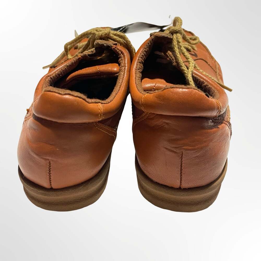 Vintage NWT Barclay Freesports Brown Leather Moc Toe Oxford