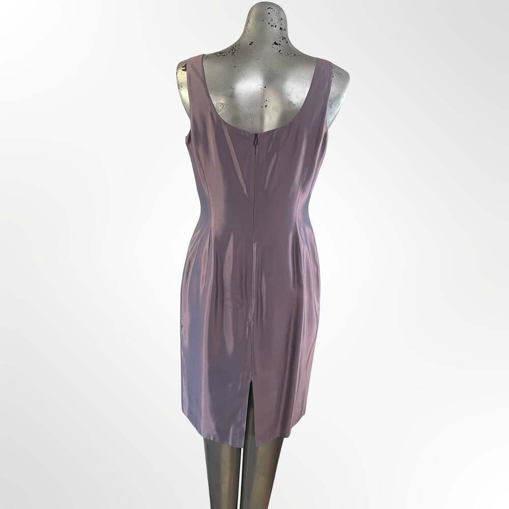 Jones New York Sleeveless Sheath Cocktail Dress Lavender Size 8