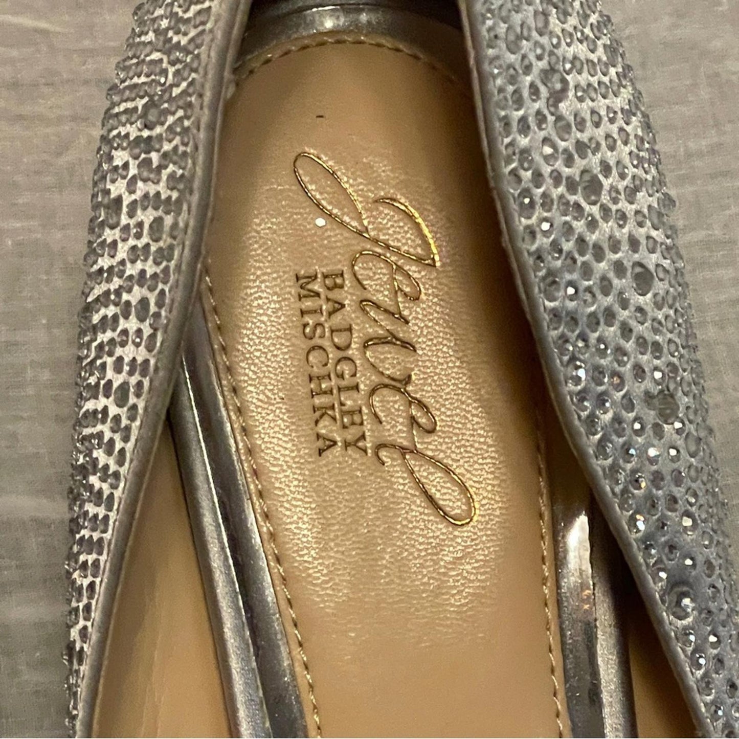 Badgley Mischka  Rhinestone Pointed-Toe Pumps in size 11