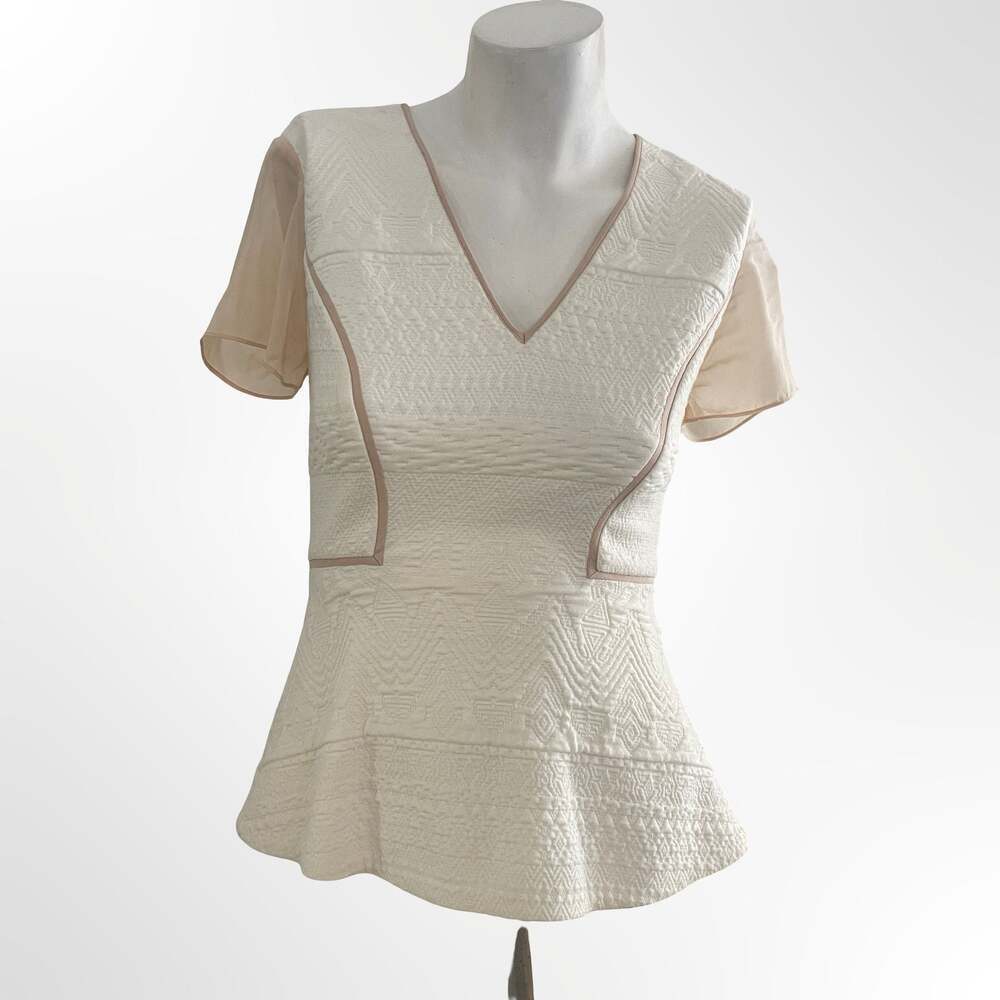 Rebecca Taylor short sleeve top size 2