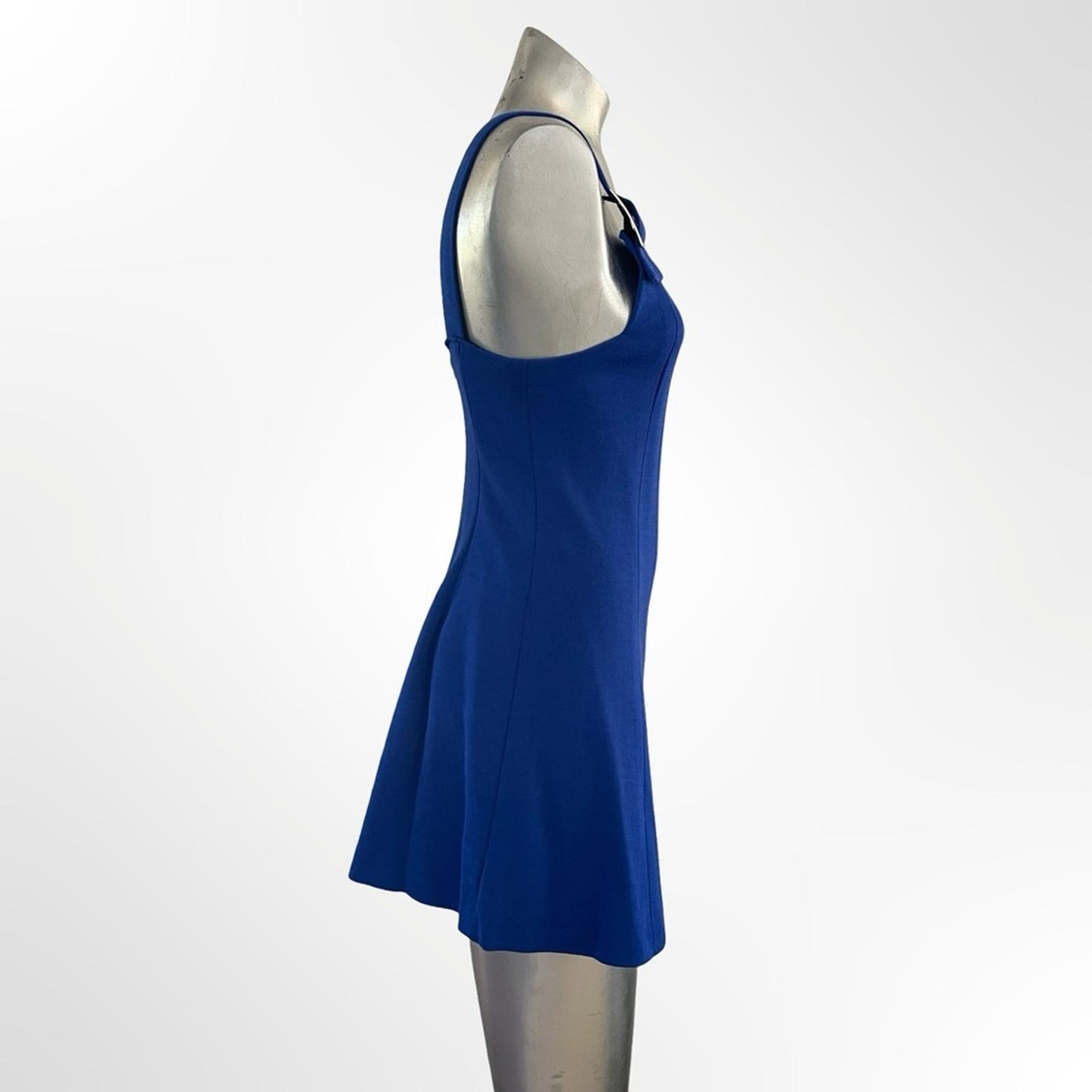 Blue Sleeveless Mini Dress in size M
