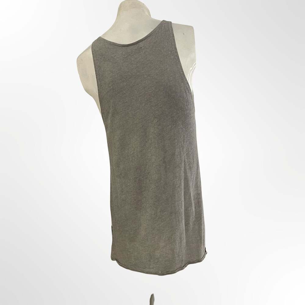 Each x Other Abstract Graphic Print Silk and Cotton Sleeveless Tank Top