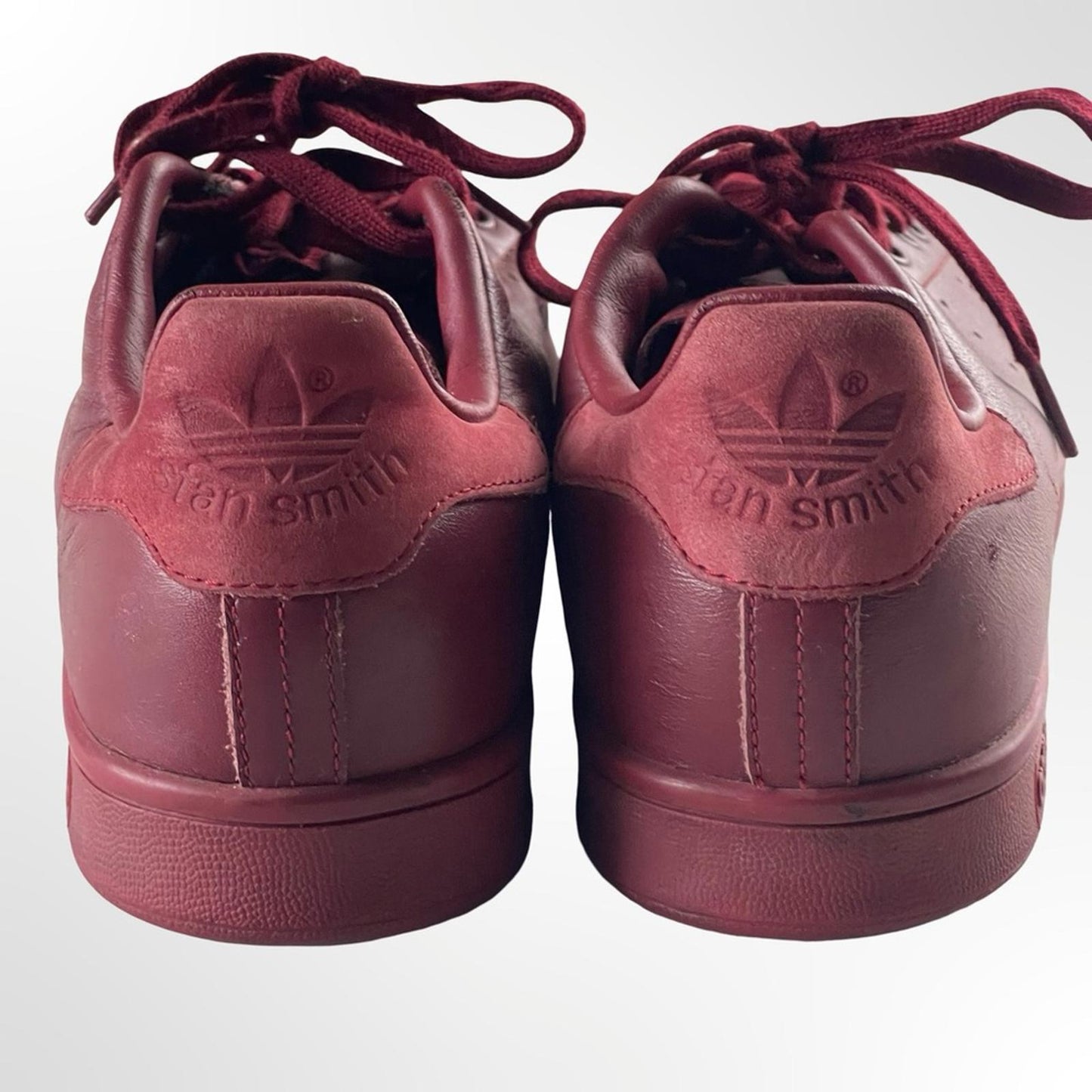 Adidas Stan Smith Men's Deep Red Sneakers in size 9.5