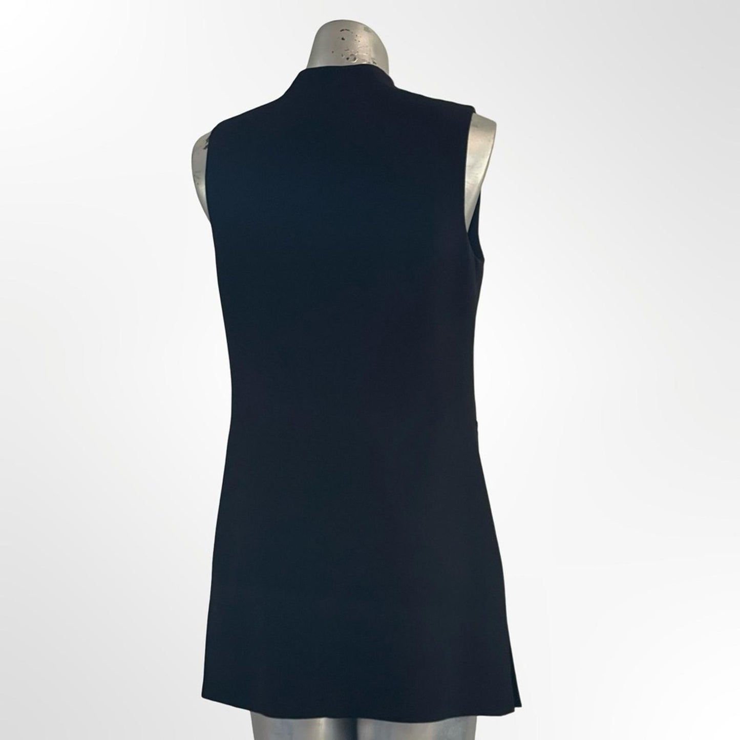 DKNY Black Business Vest Suit with Gold Accent - NWOT