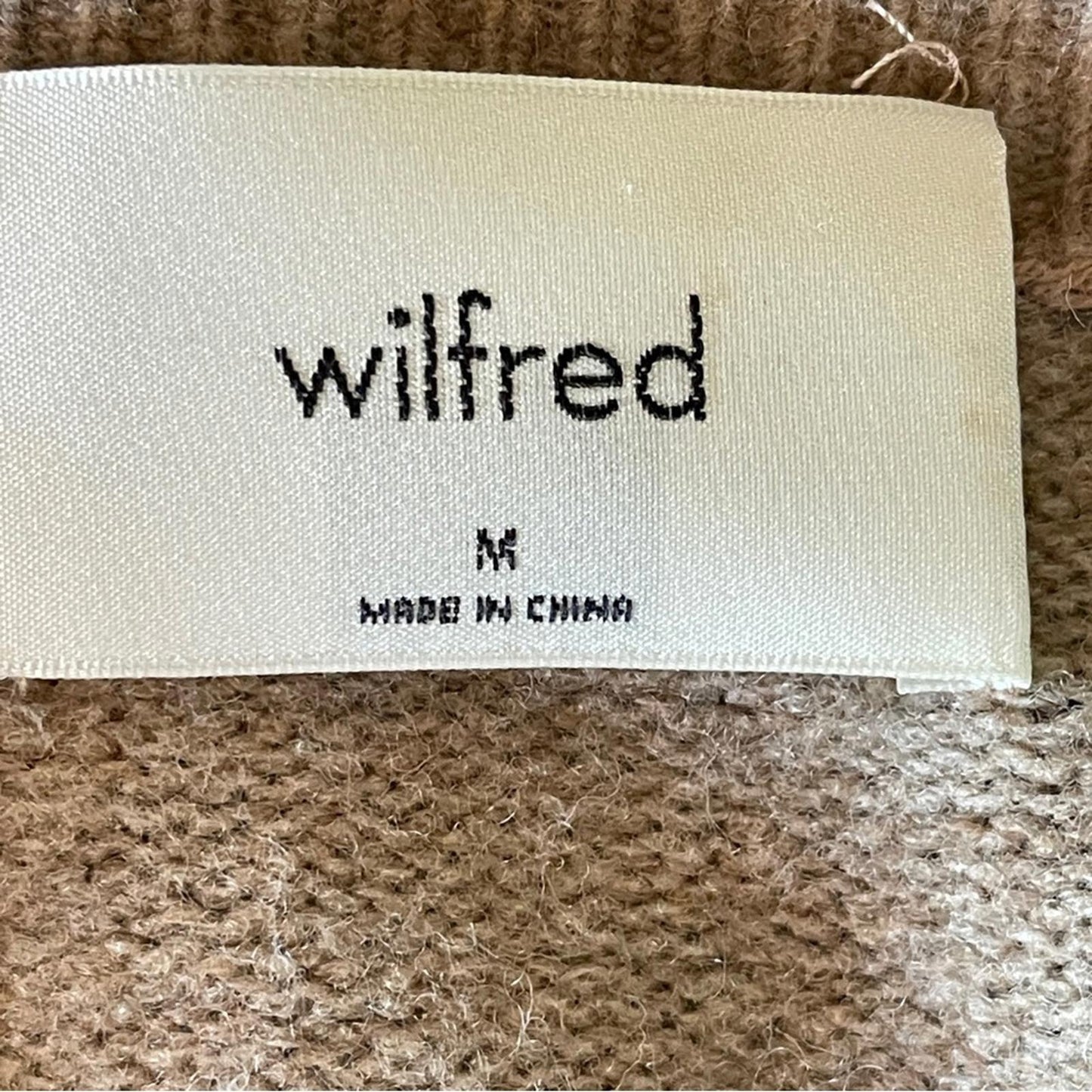 Wilfred Brown Button-Up Cardigan in Medium