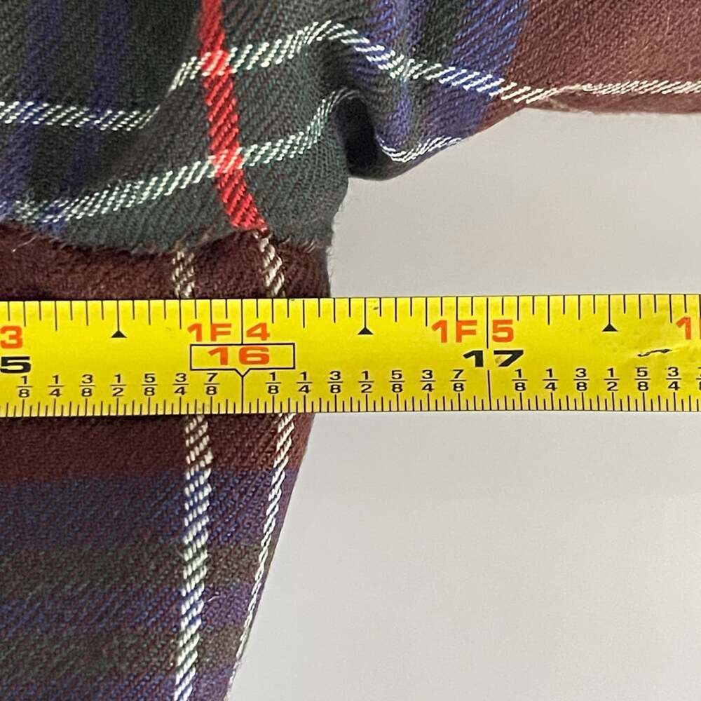 Arthur Jay Vintage Tartan Plaid Wool Blazer Jacket with Pockets
