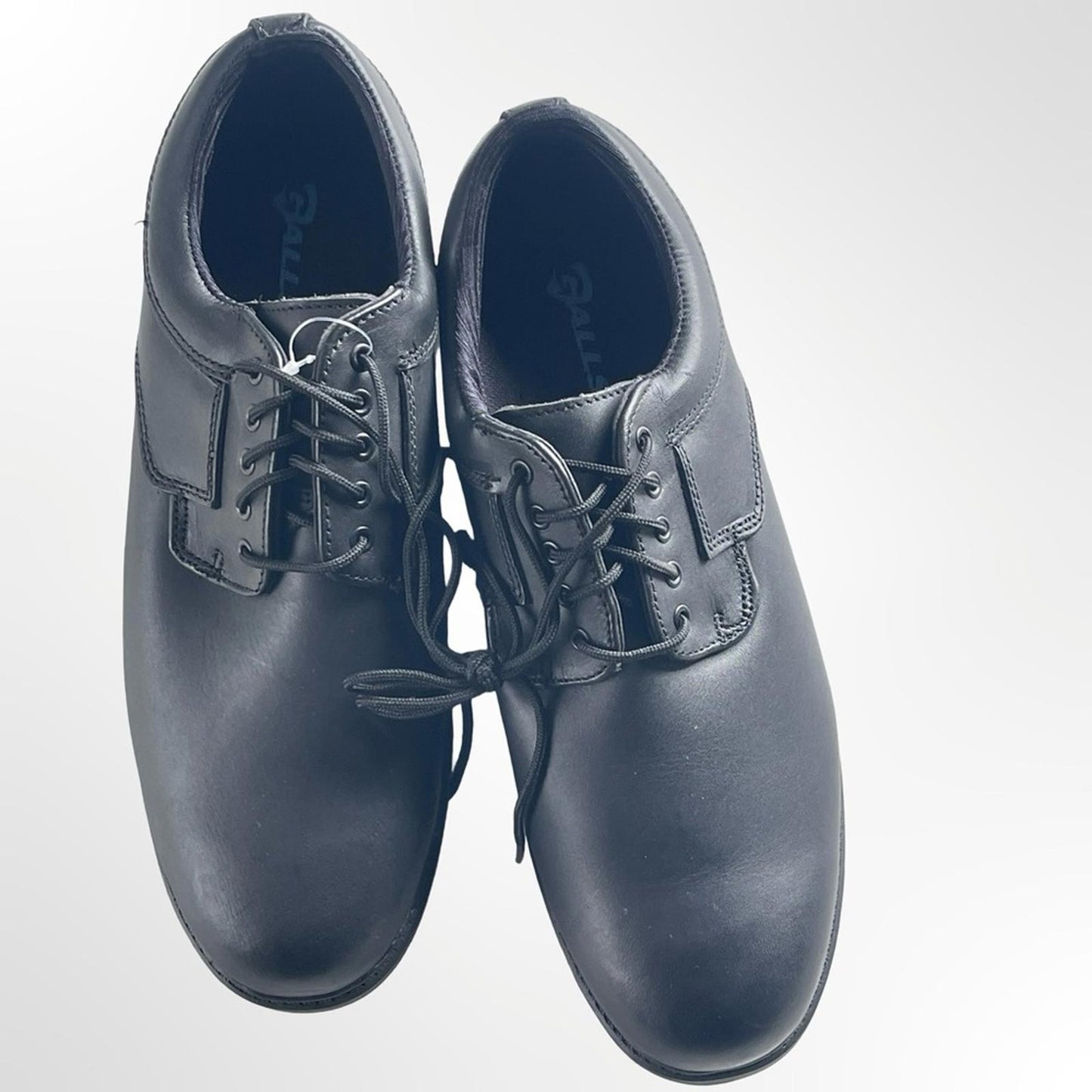 Galls Classic Black Lace-Up Leather Shoes in size 11