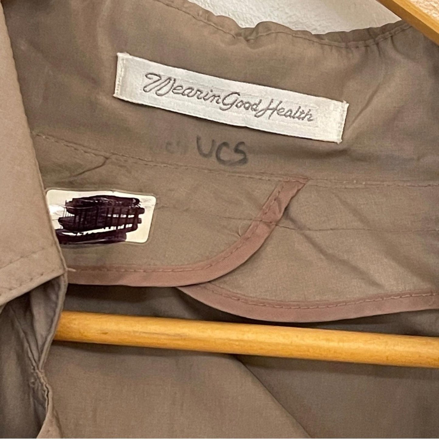 Men's Double-Breasted Trench Coat - folds in carry pack