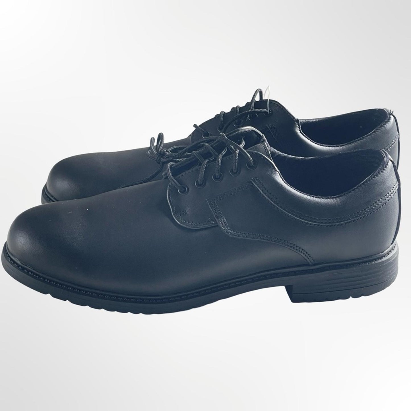 Galls Classic Black Lace-Up Leather Shoes in size 11