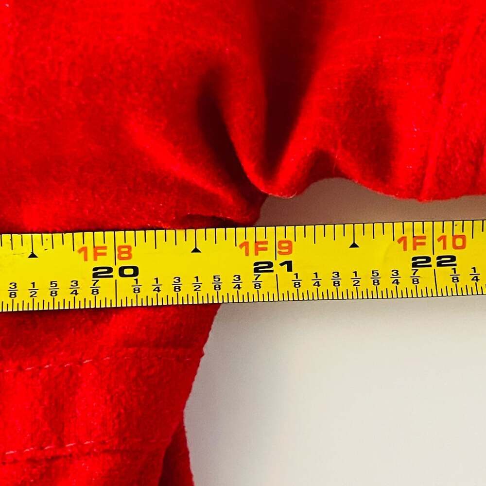 Vintage Red Bomber Jacket with Mock Neck