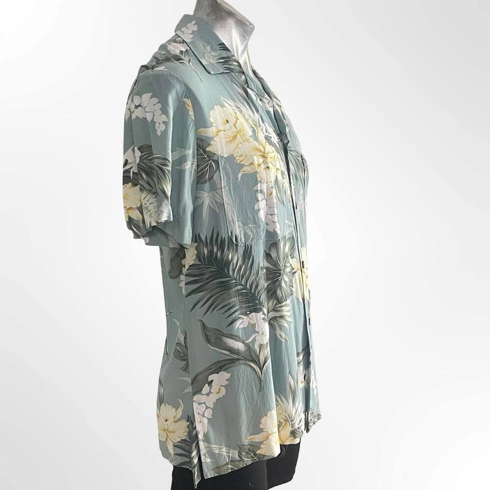 Bamboo Ginger Print Aloha Shirt Made in size XL