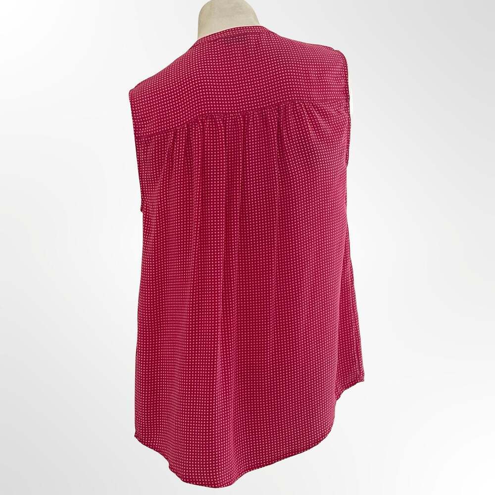 Joie Xandry 100% Silk Sleeveless Button-Down Blouse