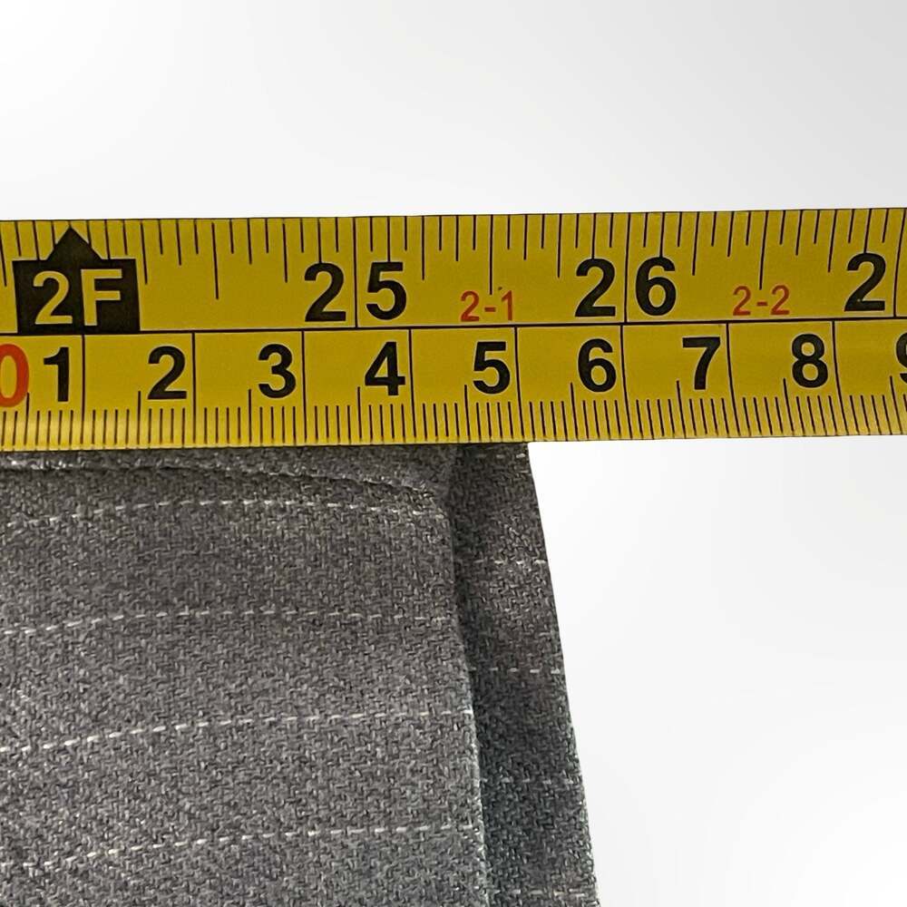H&M L.O.G.G. Gray Pinstripe Elastic Waist Drawstring Casual Trousers