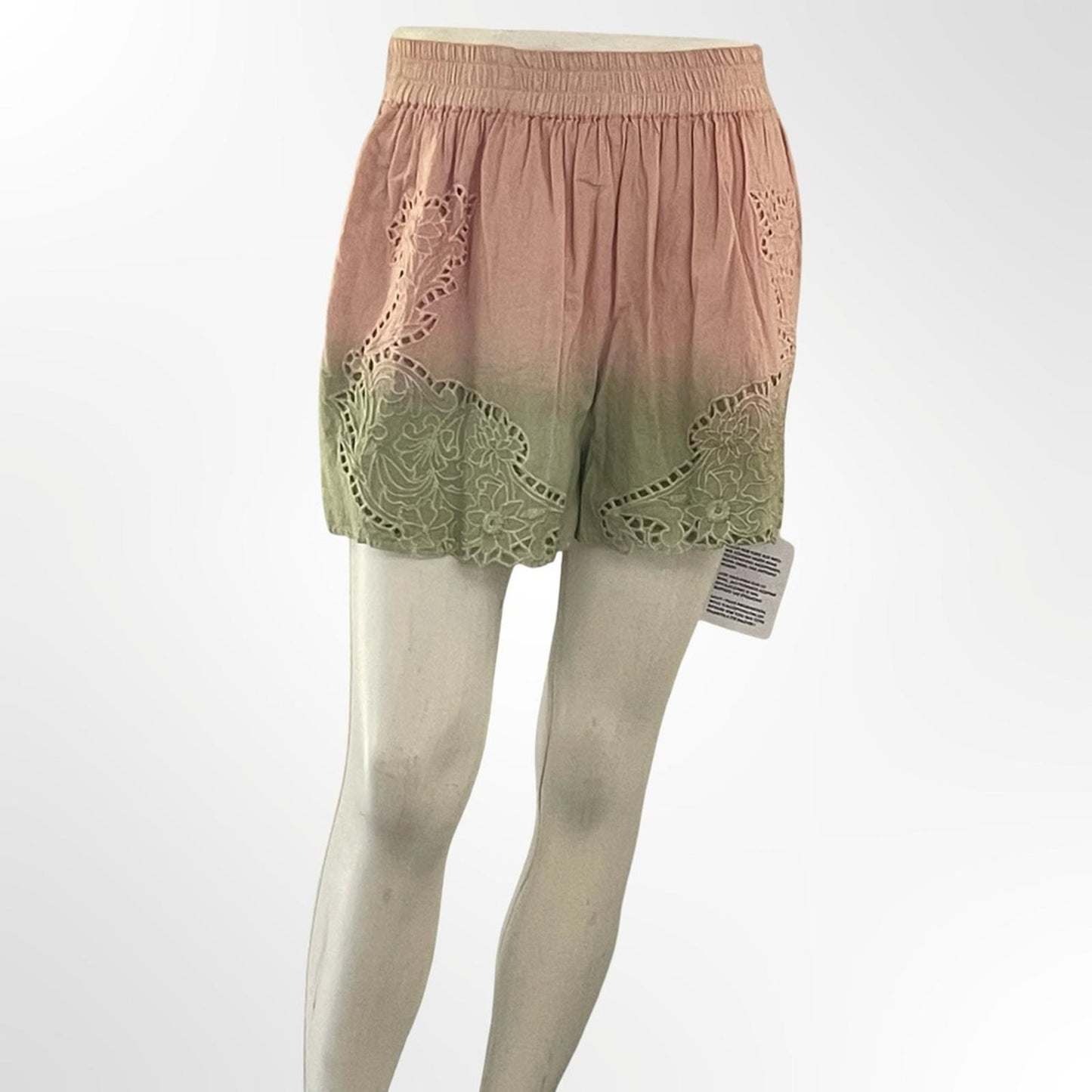 ASOS High Waist Pink and Green Shorts in size 4 NWT