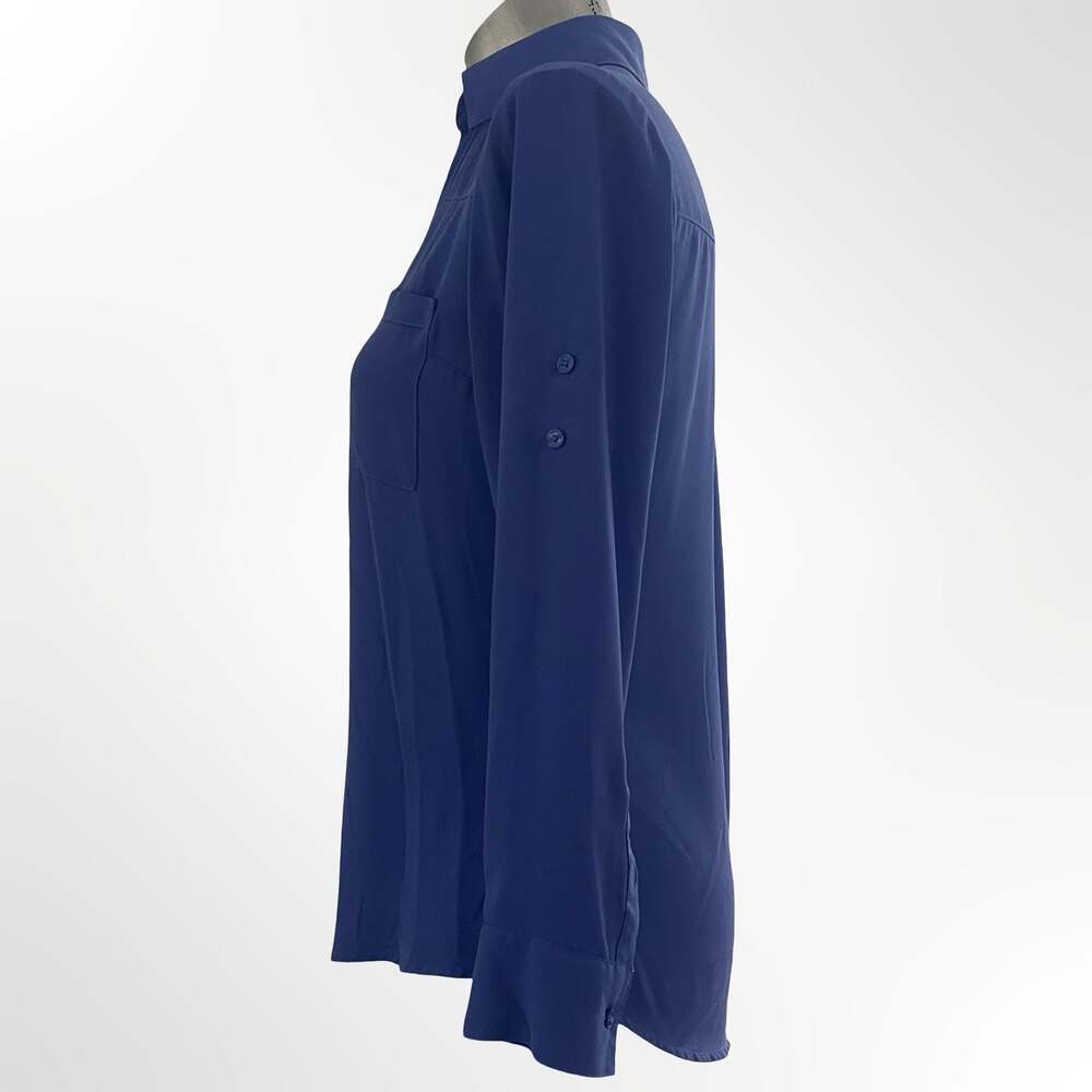Express The Portofino Shirt Long Sleeve Button-Down Blouse