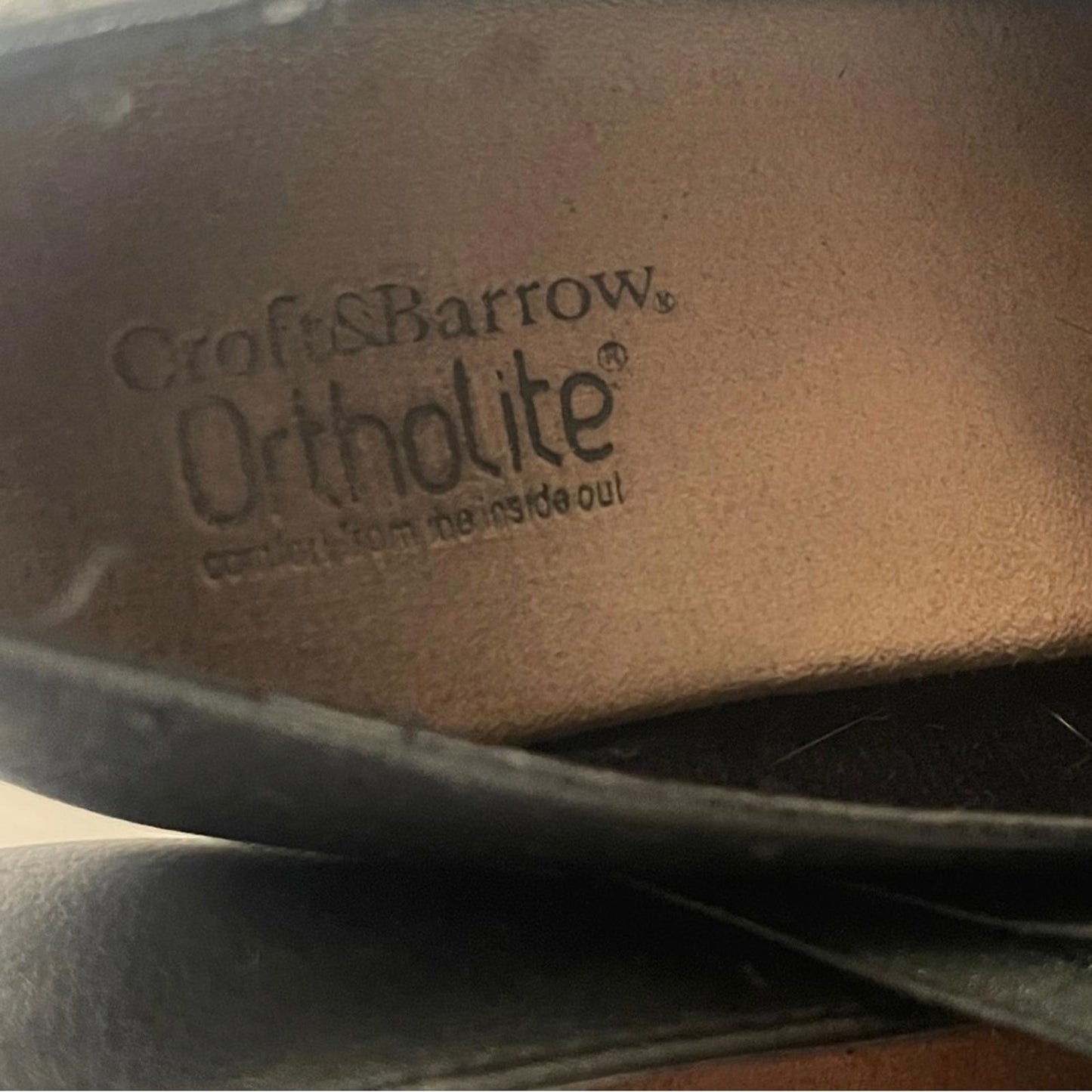 Croft & Barrow Leather Slip-On Heel Shoes in size 9