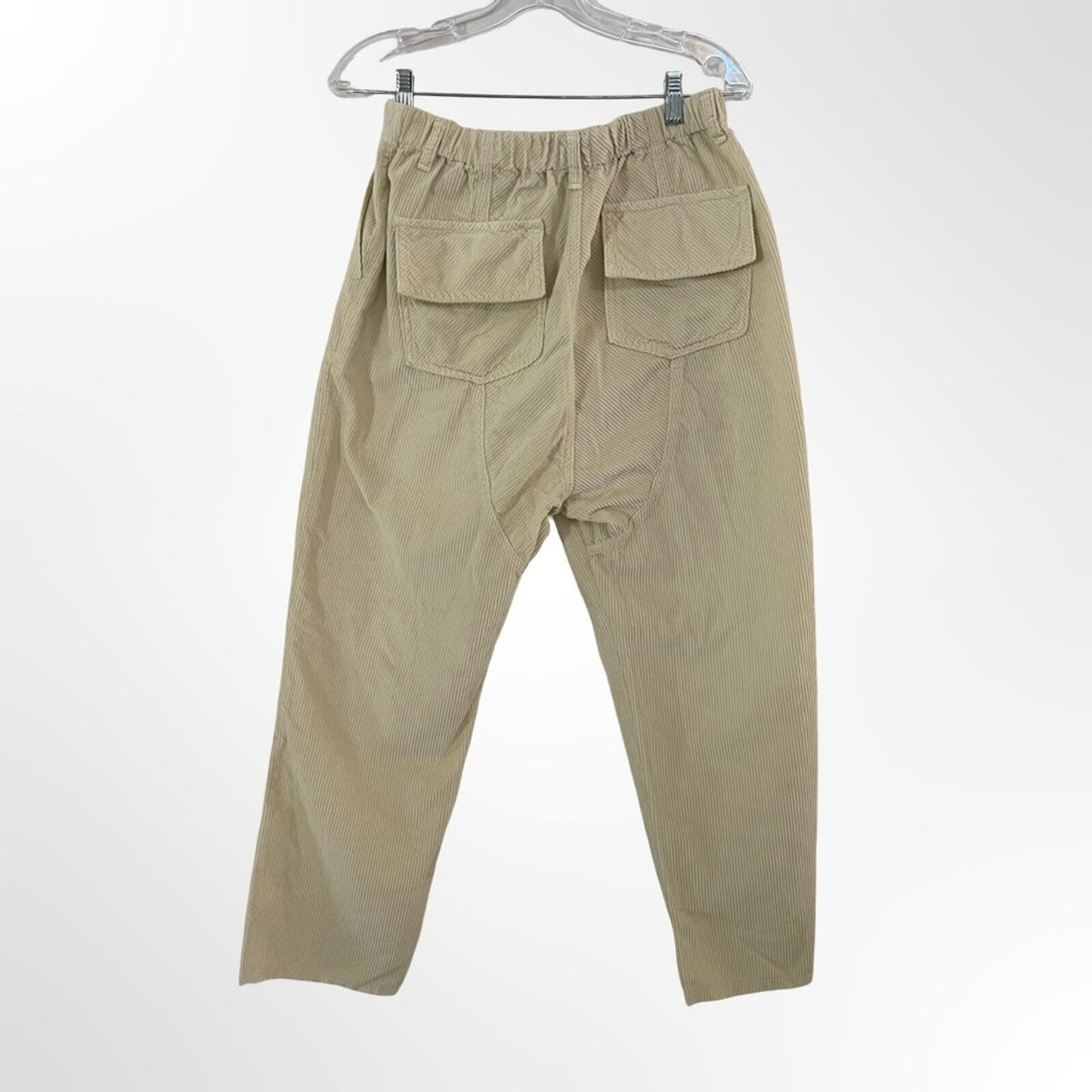100% cotton Casual Tan Pants - Lightweight Relaxed Fit