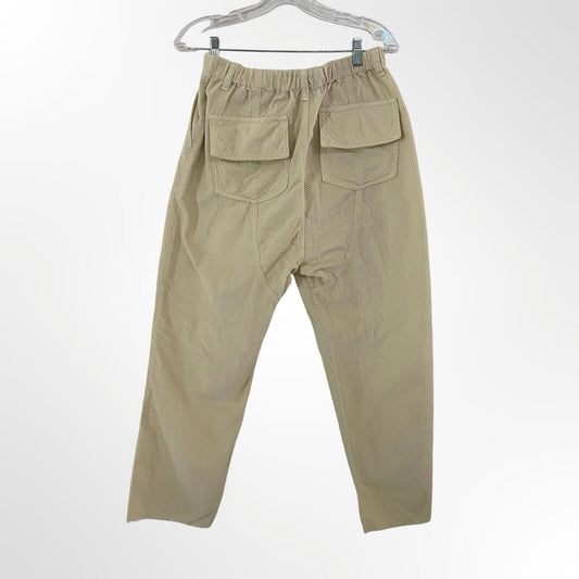 100% cotton Casual Tan Pants - Lightweight Relaxed Fit