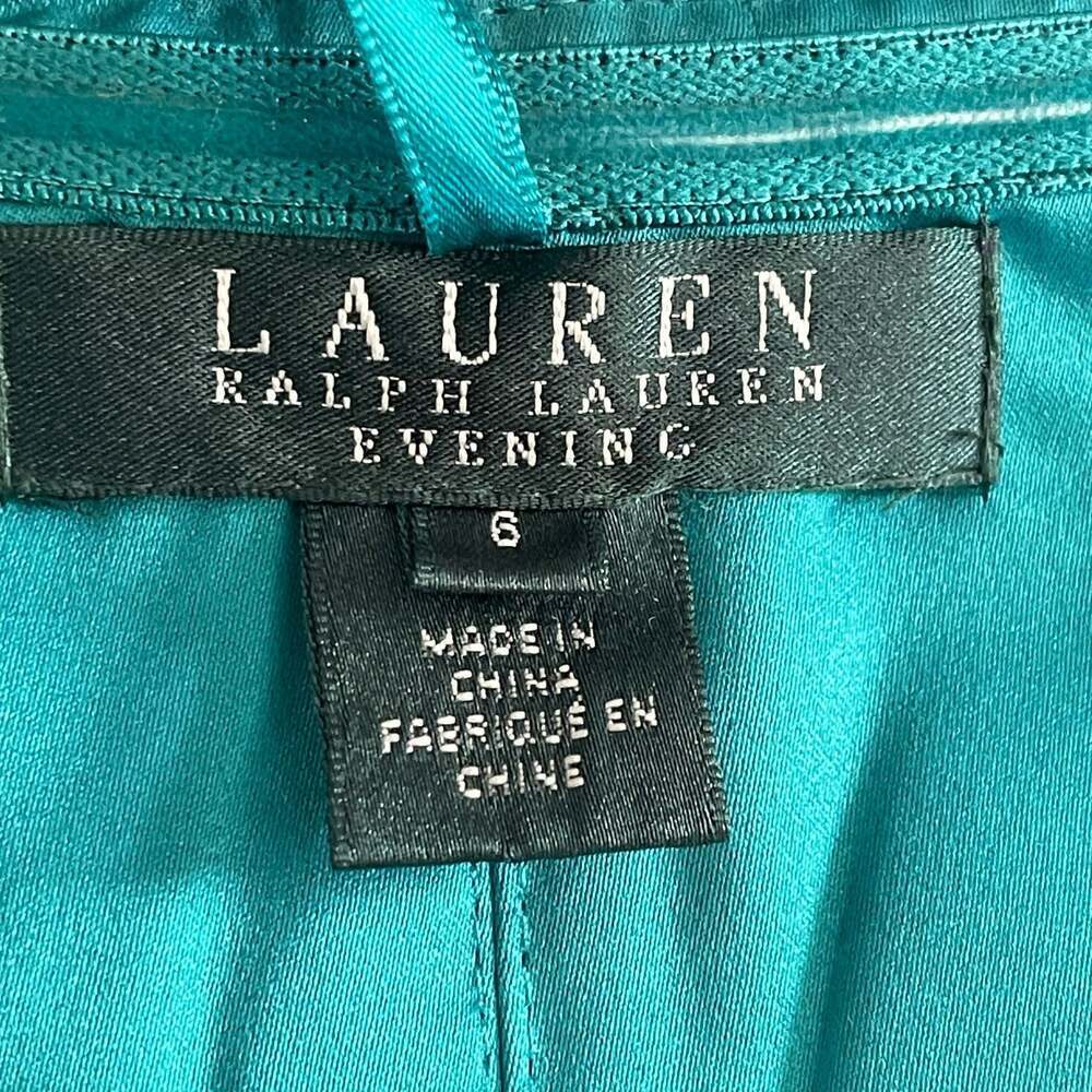 Lauren Ralph Lauren Evening Strapless Ruched Chiffon Maxi Dress