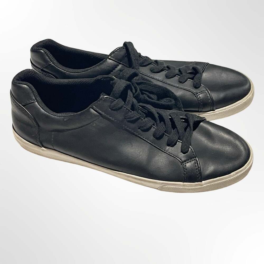 Goodfellow & Co. Men's Black Synthetic Leather Sneakers