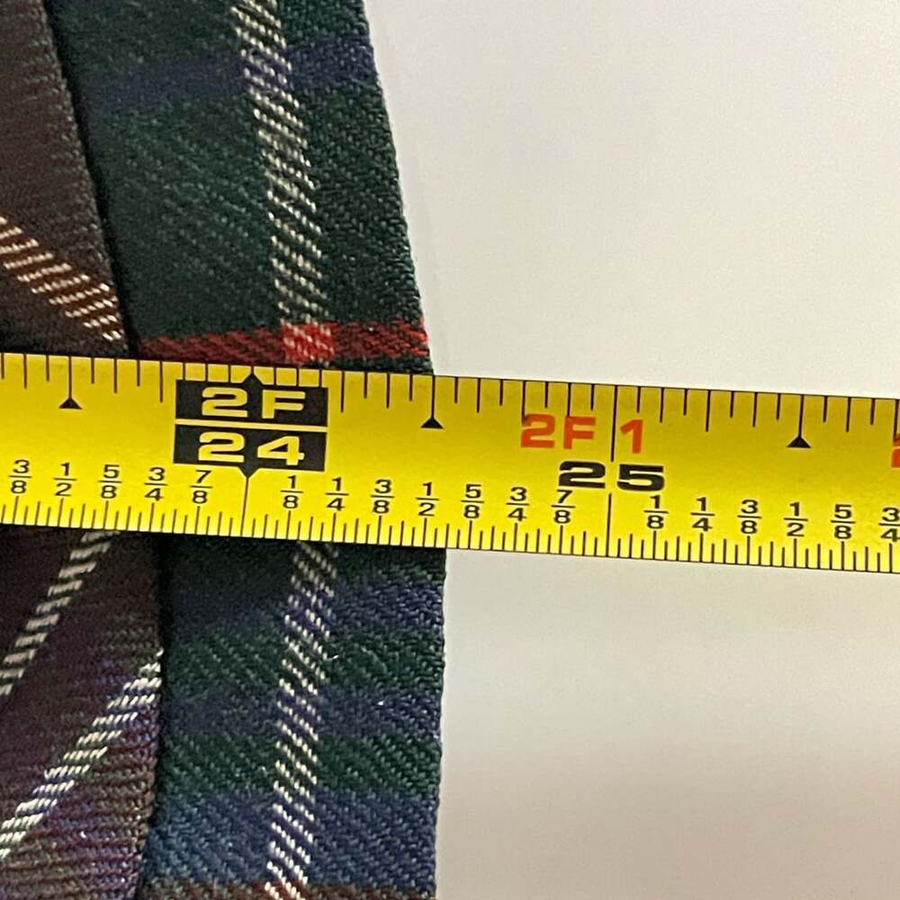 Arthur Jay Vintage Tartan Plaid Wool Blazer Jacket with Pockets