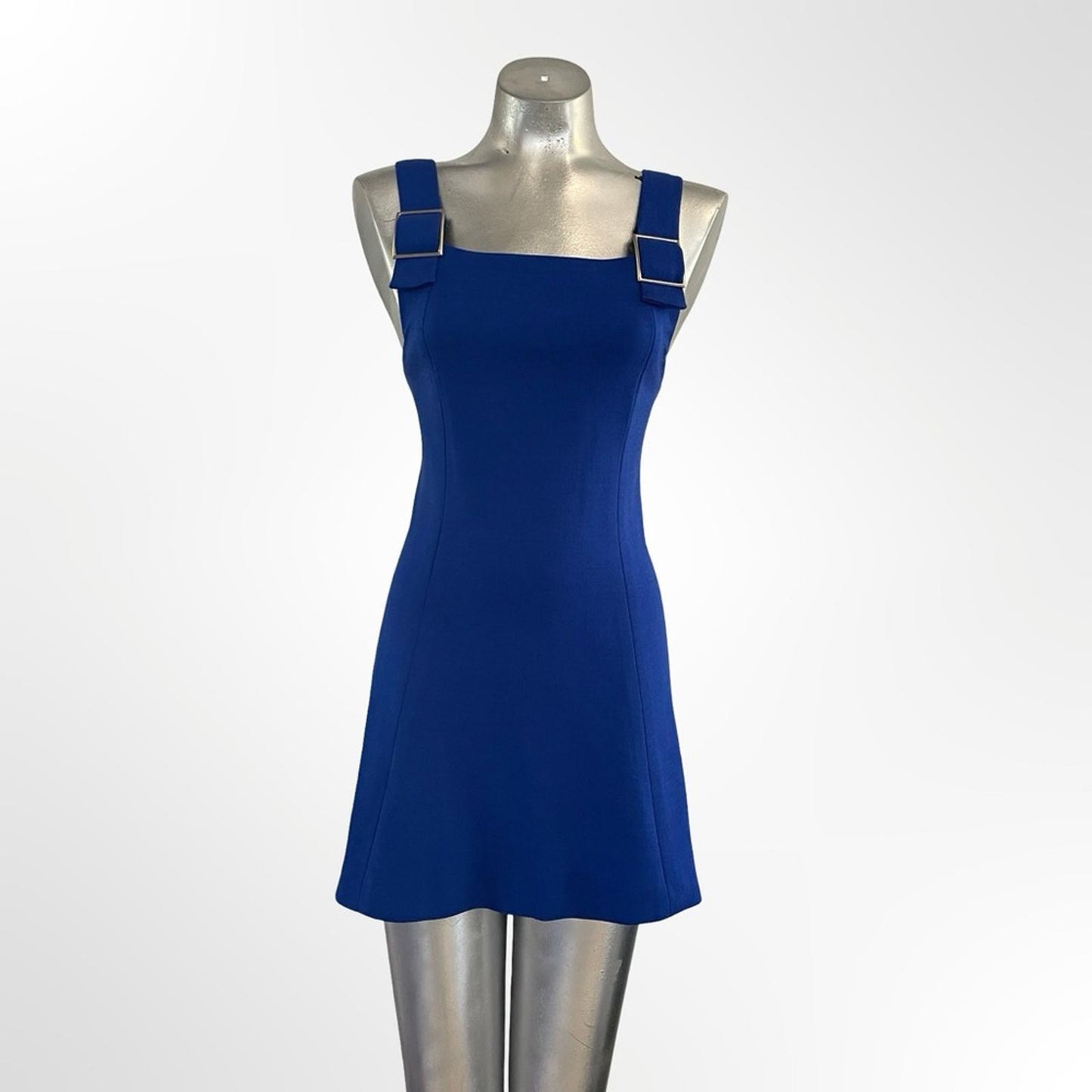 Blue Sleeveless Mini Dress in size M