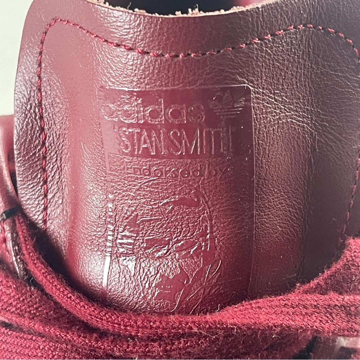 Adidas Stan Smith Men's Deep Red Sneakers in size 9.5