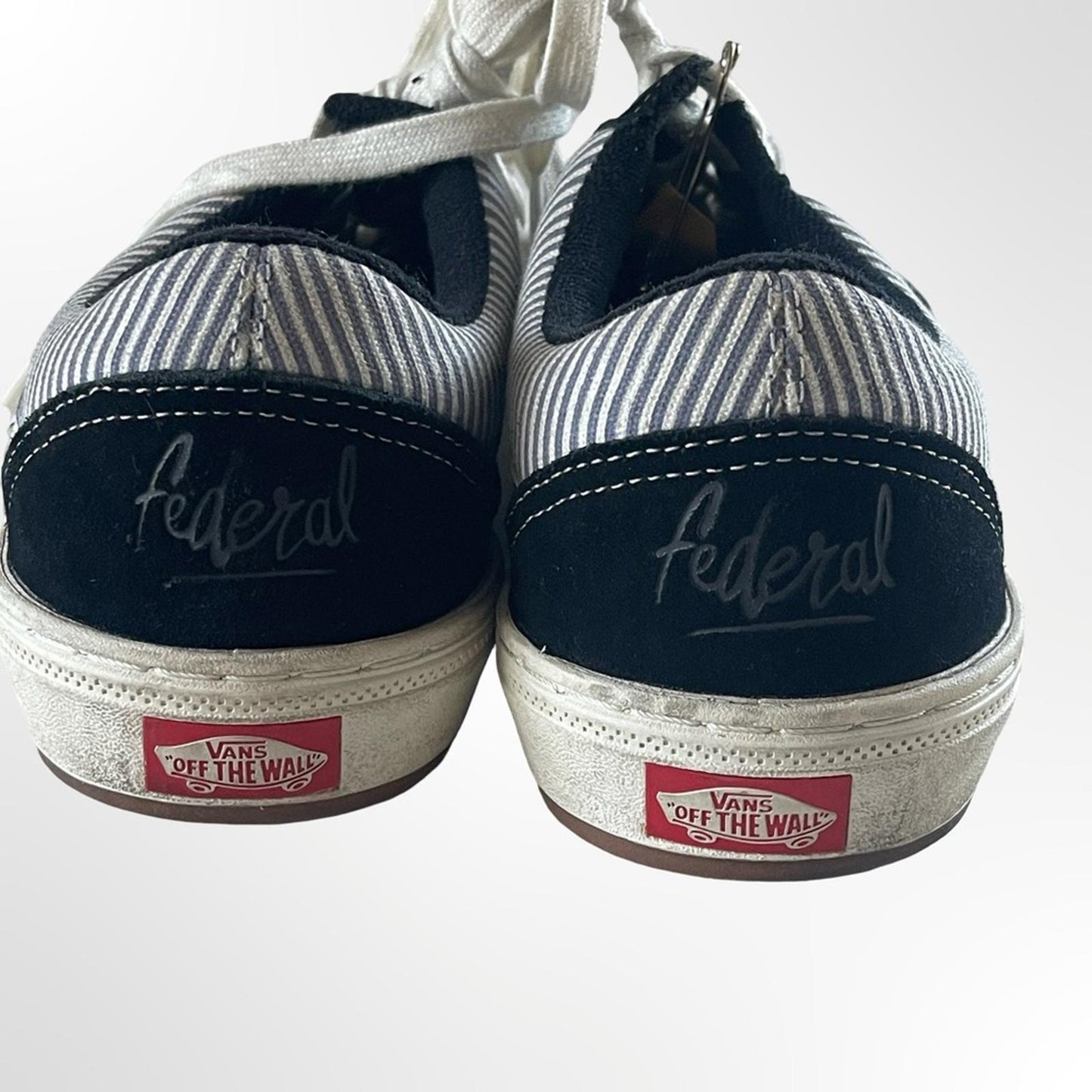 Vans federal BMX Black and White Sneakers in size 9